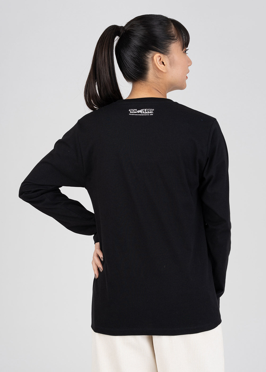 Tom and Jerry_Laughing Jerry Long Tee 01