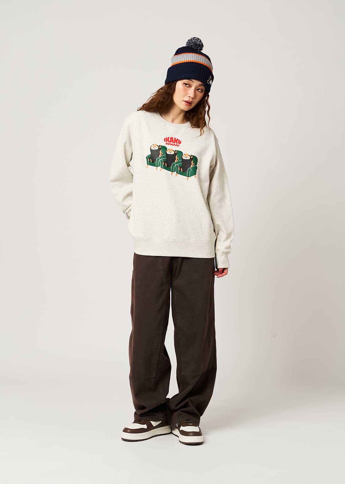 Ikaku Suwari | Fleece Sweatshirt