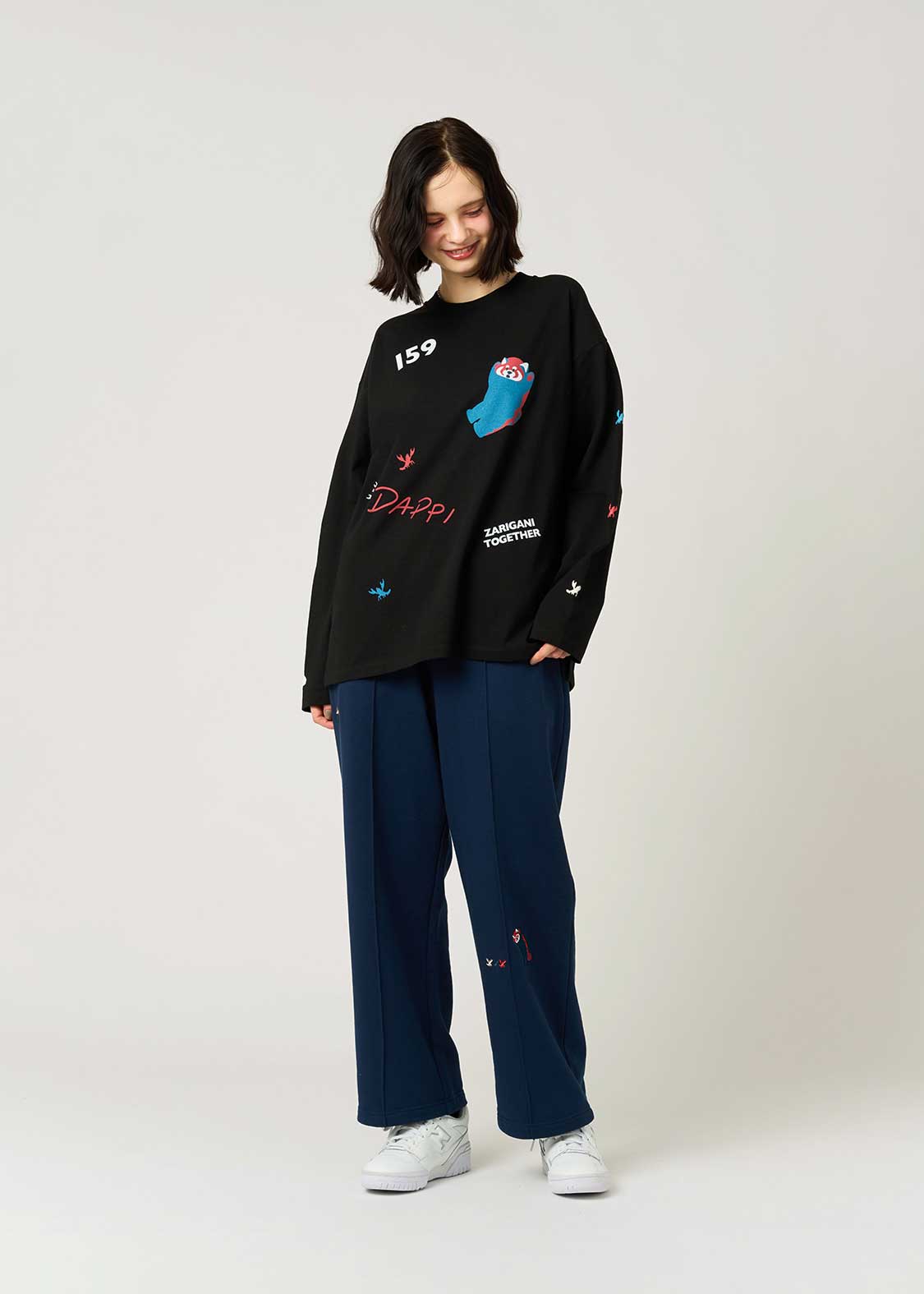 Ikaku Crayfish | Oversized Long Sleeve T-Shirt