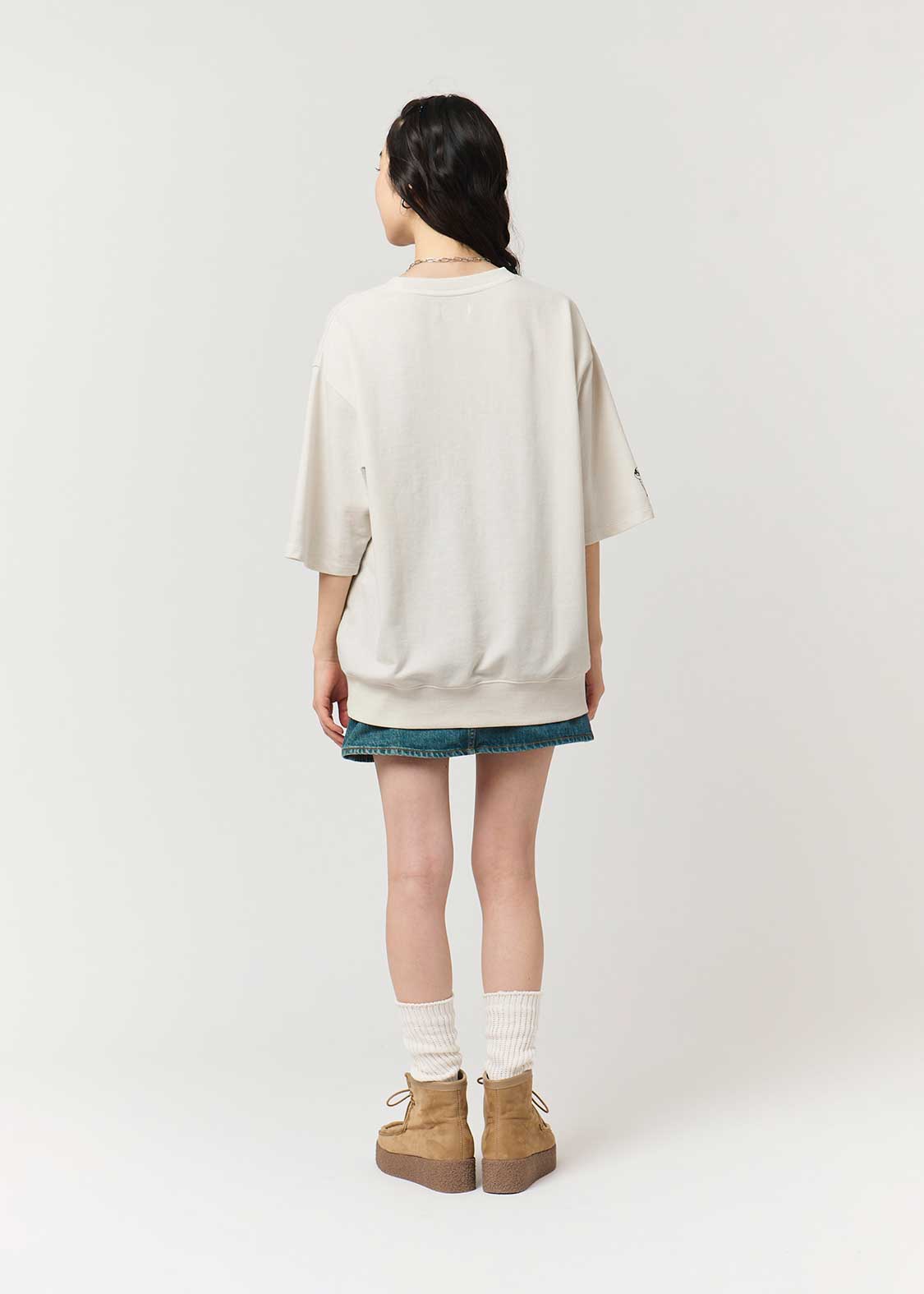 Chopper'S Delight | Pigment Short Sleeve Sweatshirt