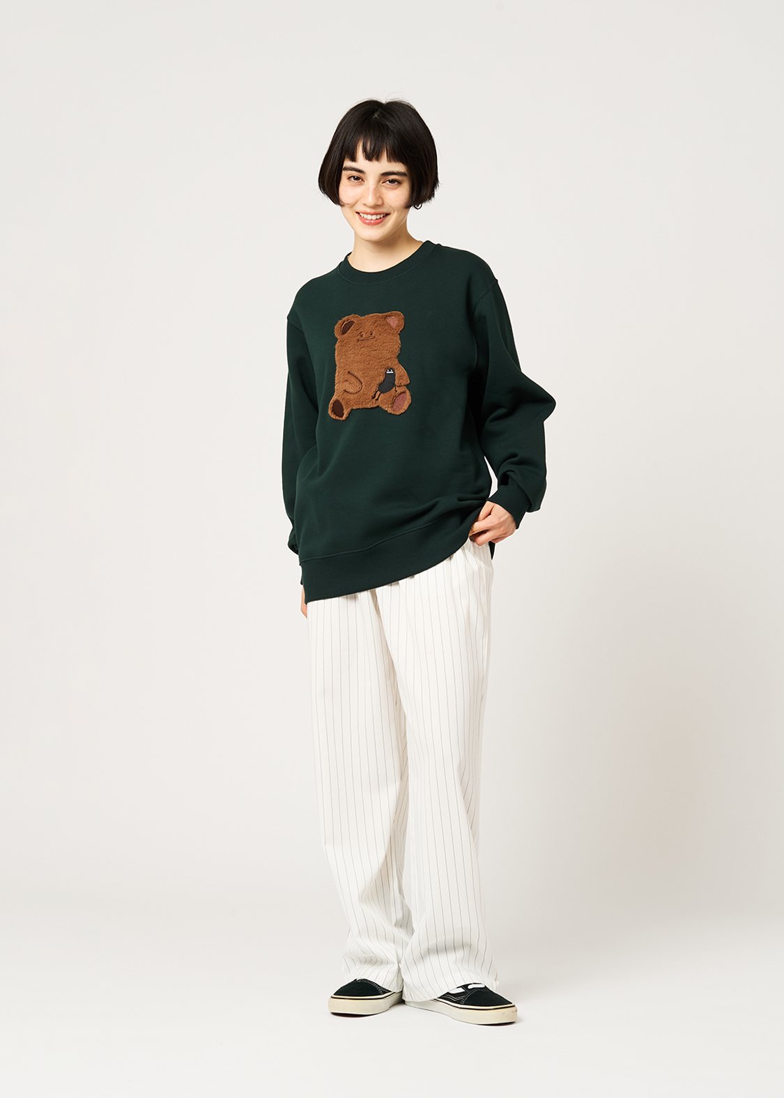 Fluffy Beautiful Shadow A | Fleece-Lined Sweatshirt