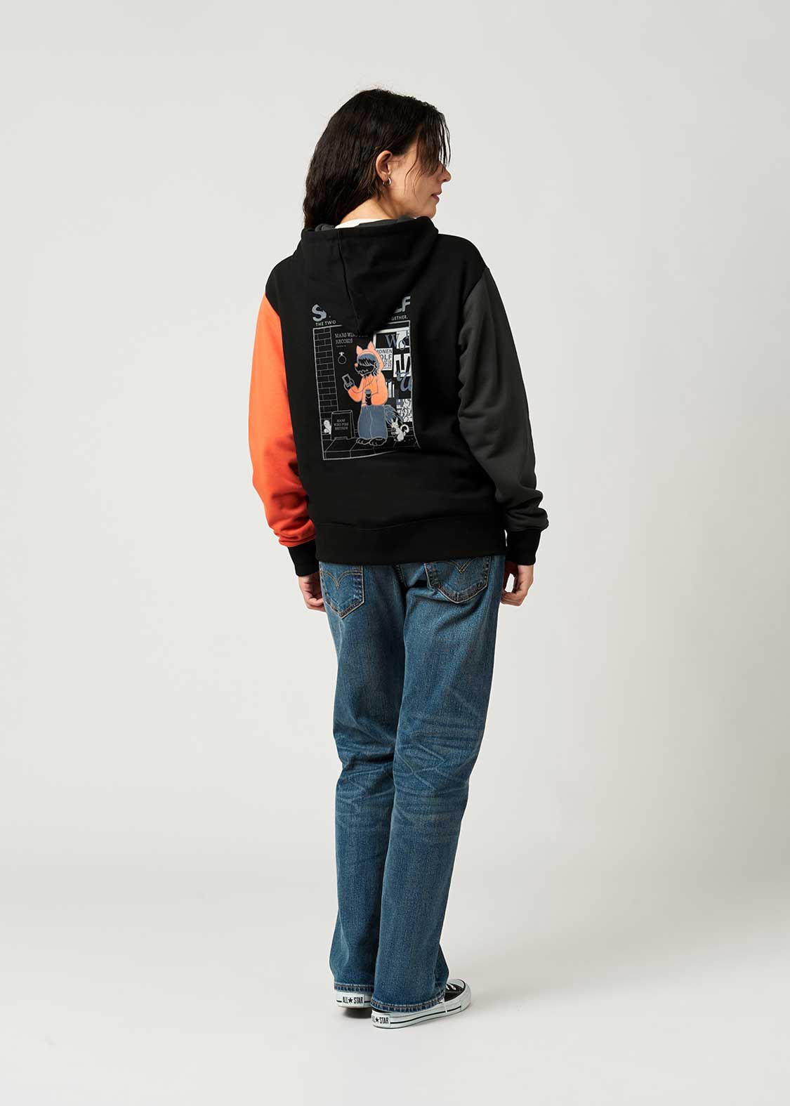 Shonen Wolf B | Fleece Zip Hoodie