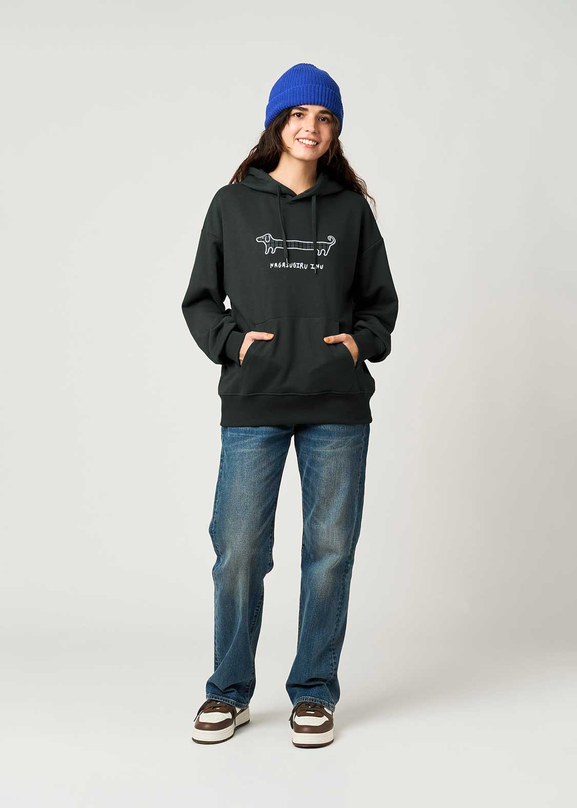 Nagasugiru Inu B | Fleece Hoodie