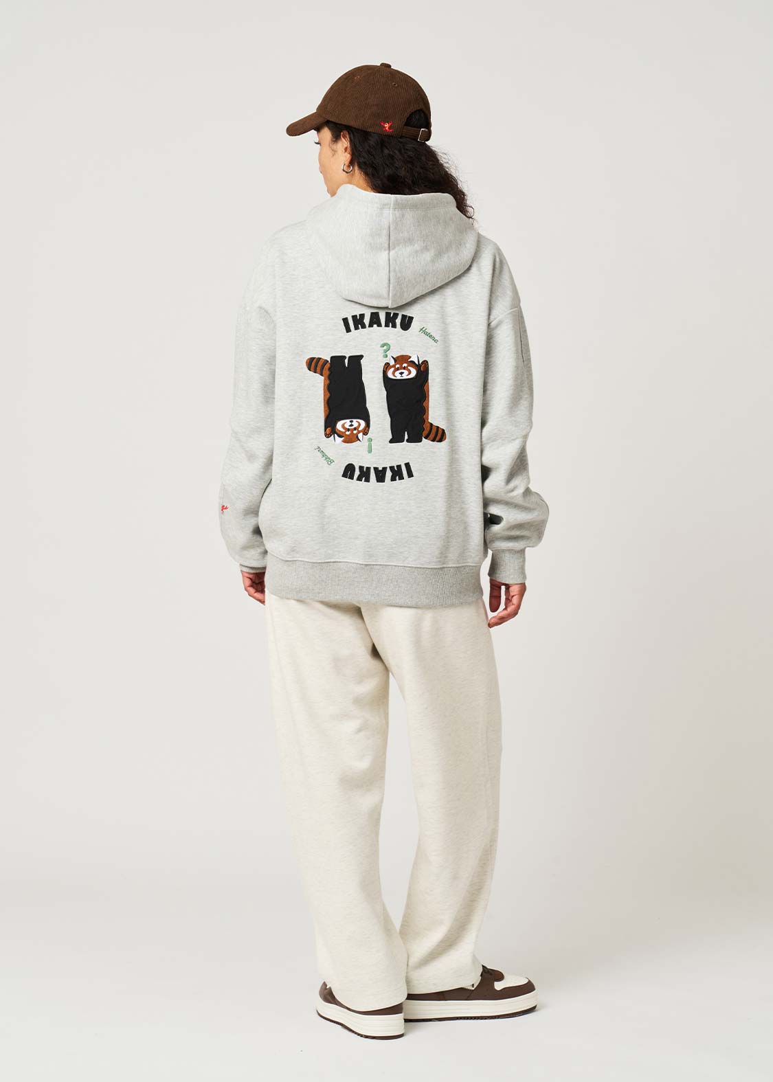 Ikaku Bikkuri Hatena | Cardboard Big Zip Hoodie