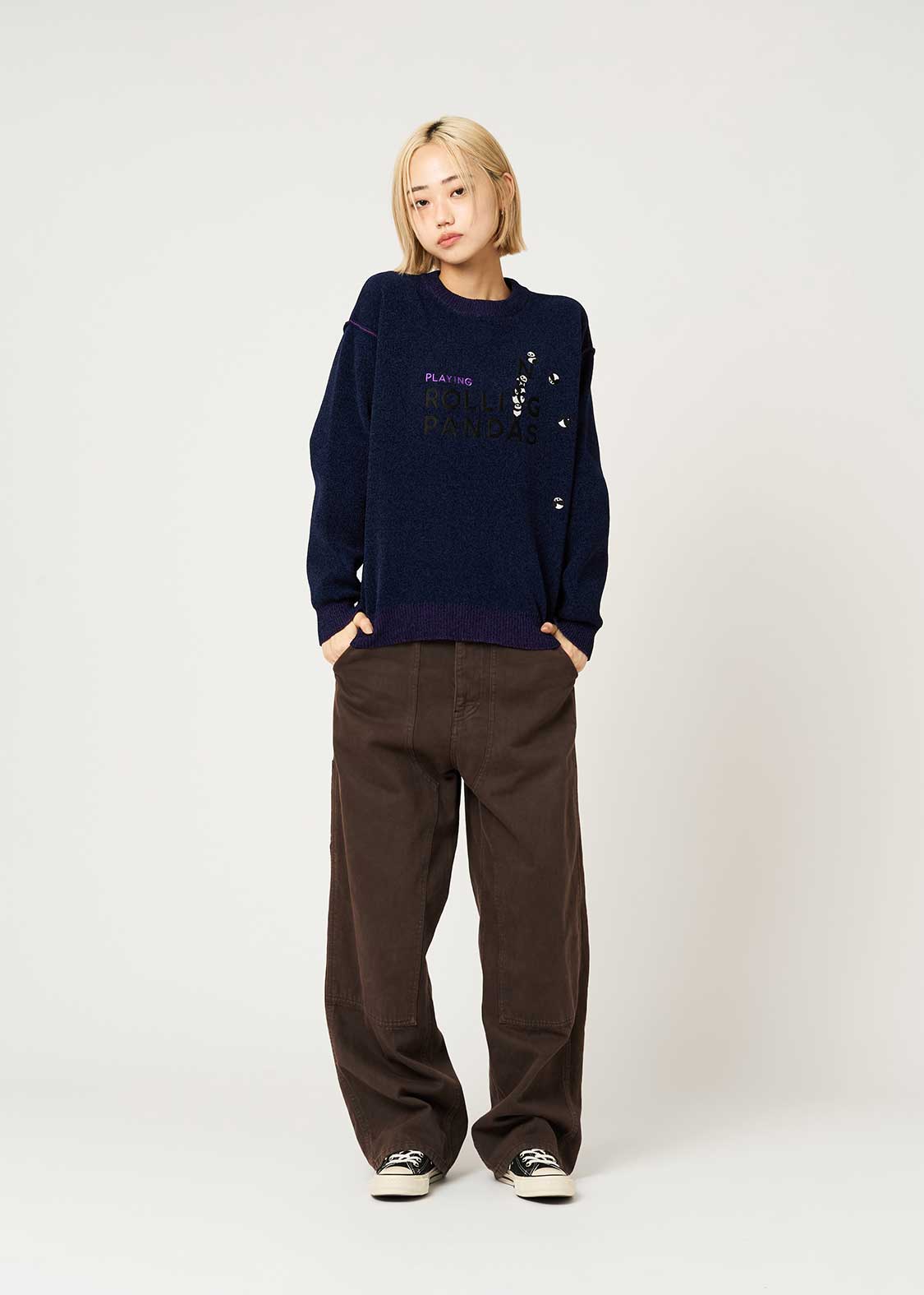 Rolling Pandas | Mall Crew Neck Knit