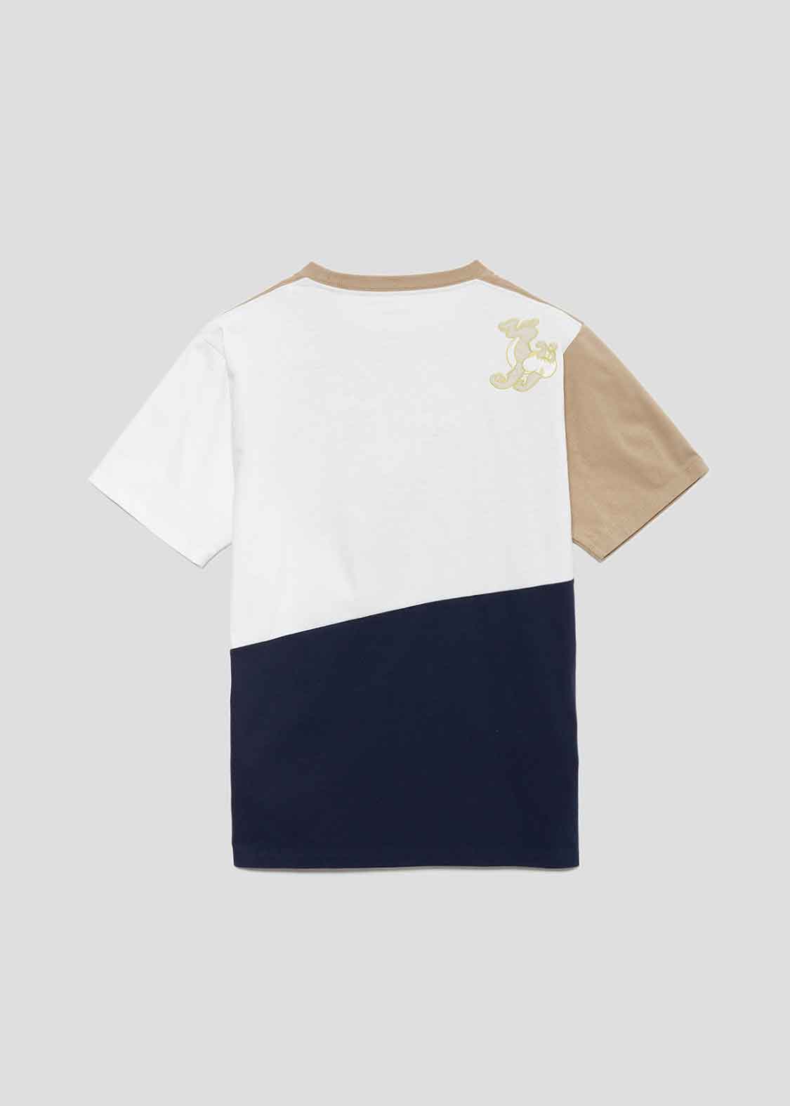 Tom and Jerry Bicolor Short Sleeve Tee (Tom and Jerry_Home run)
