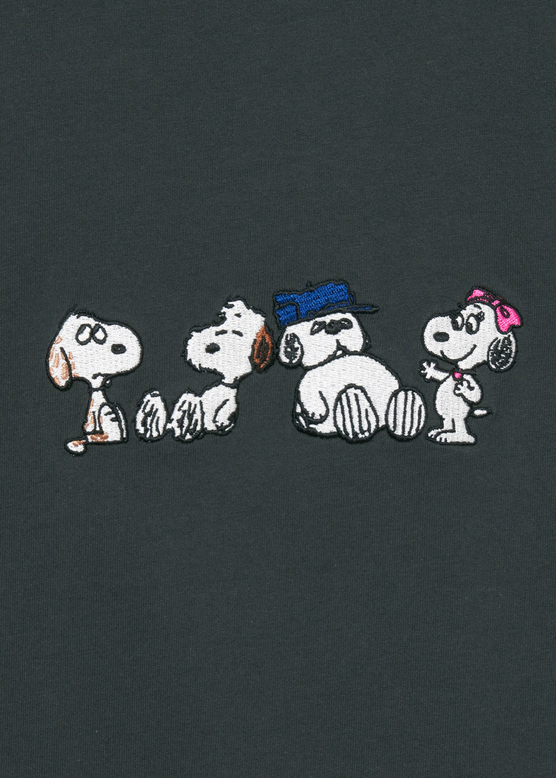Peanuts Side Gusset Short Sleeve Tee (Peanuts_Snoopy Siblings 2)