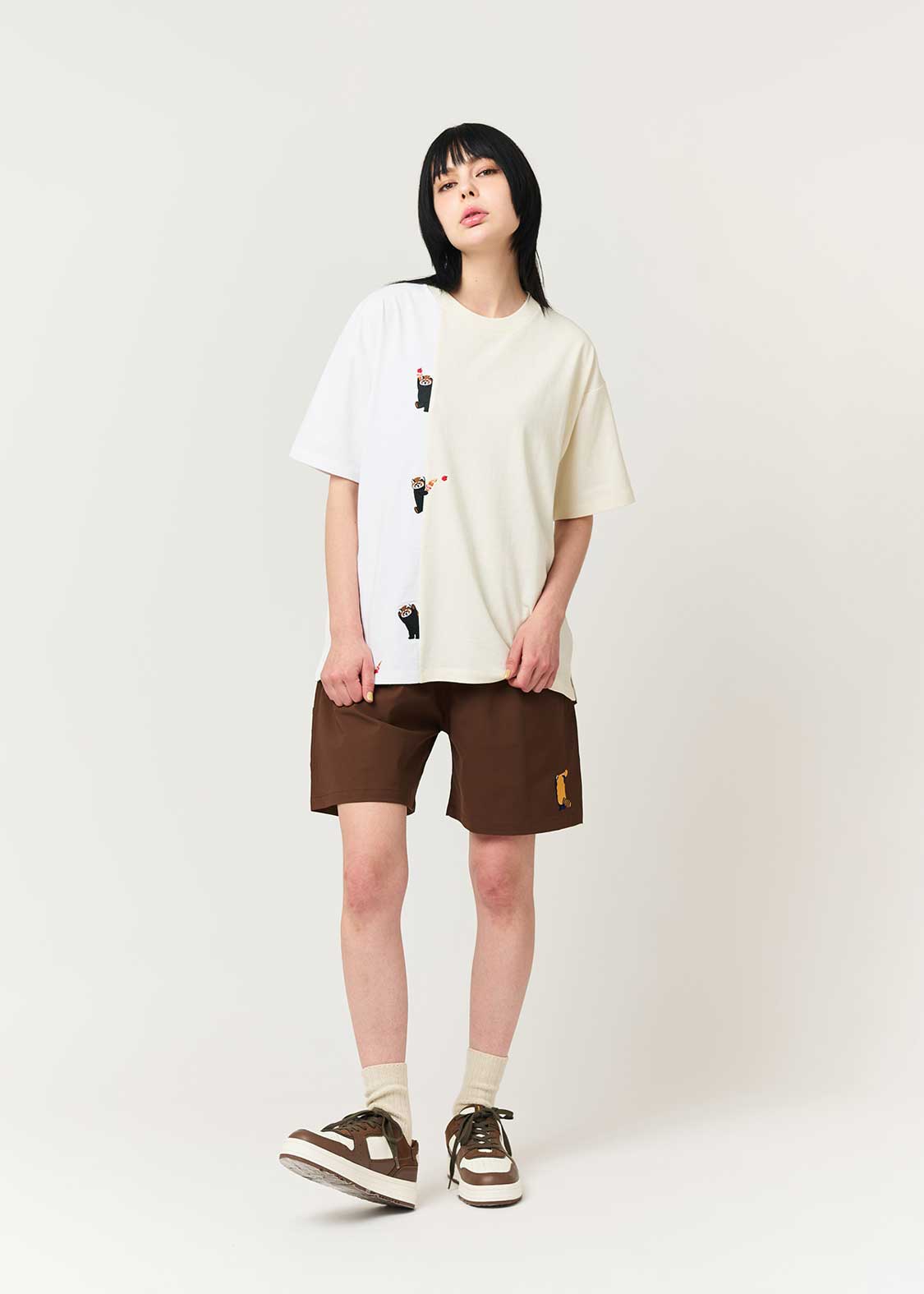 Ikaku Yummy Dance | Hello Switching Big Silhouette T-Shirt