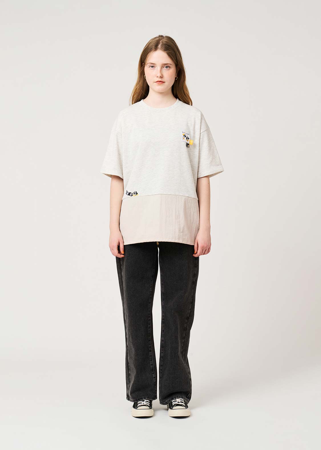 Rolling Pandas Painting | Oversized T-Shirt