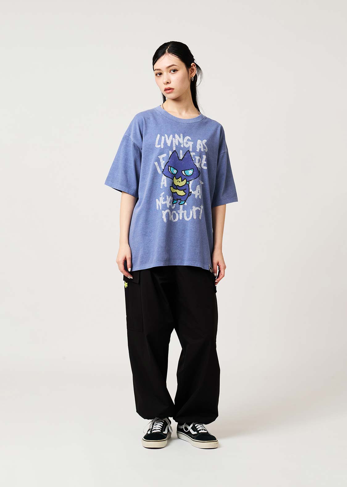 Nofuri B | Pigmented Big Silhouette T-Shirt