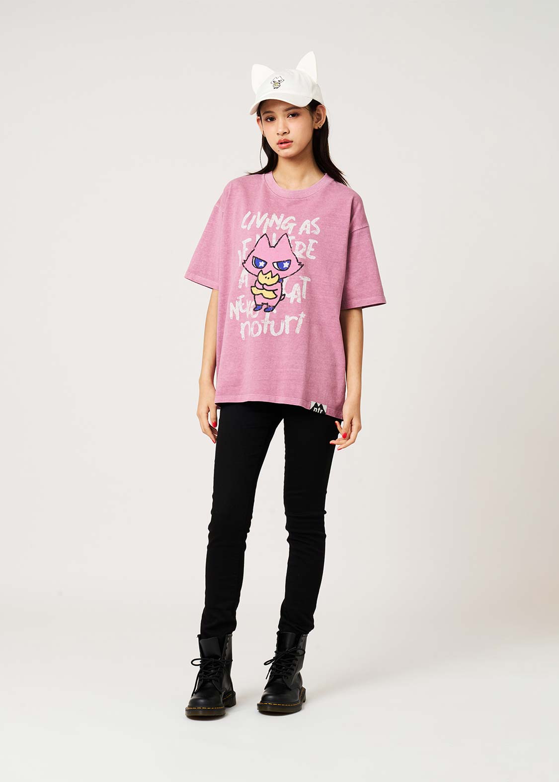 Nofuri A | Pigmented Big Silhouette T-Shirt