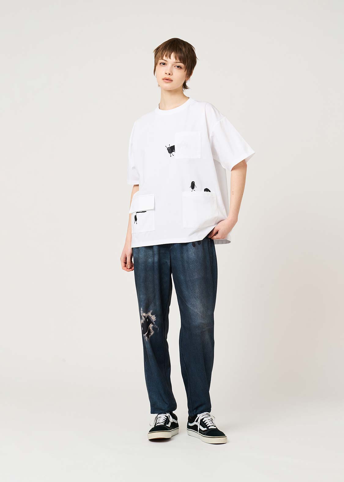 Beautiful Shadow Playful Paint | Pocket T-Shirt