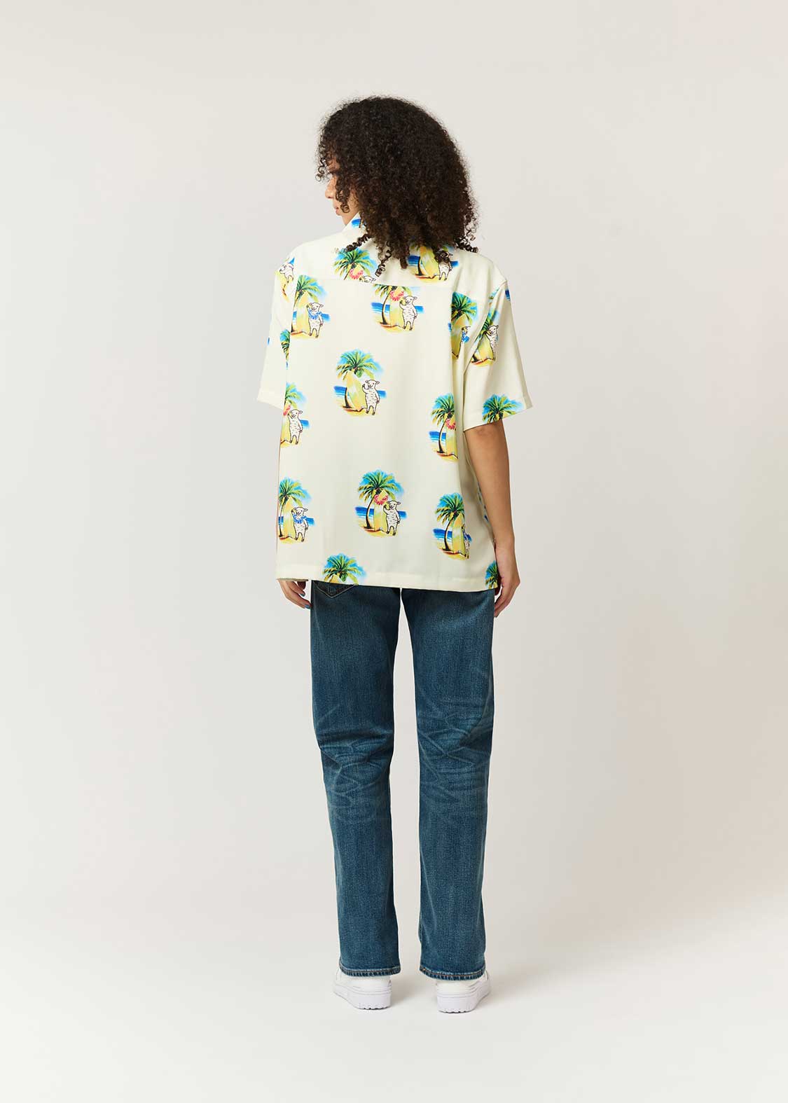 Lamb Chop Surf | Open Collar Aloha Shirt