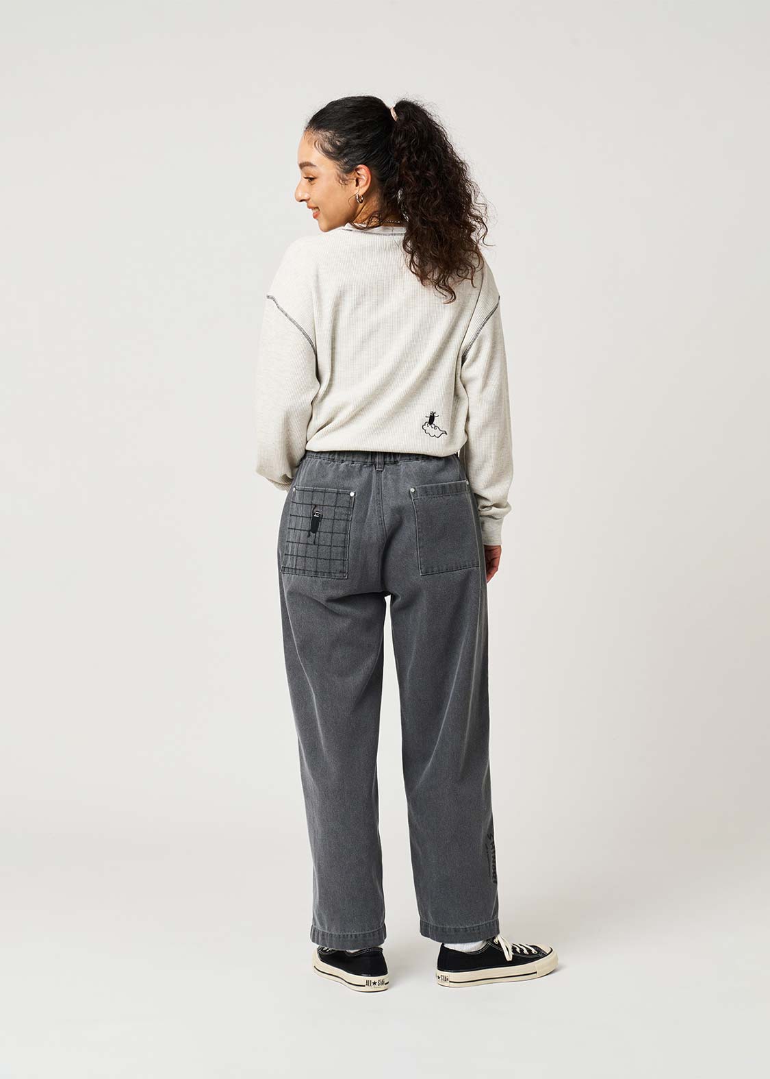 Beautiful Shadow Shinobi | Wide Denim Pants