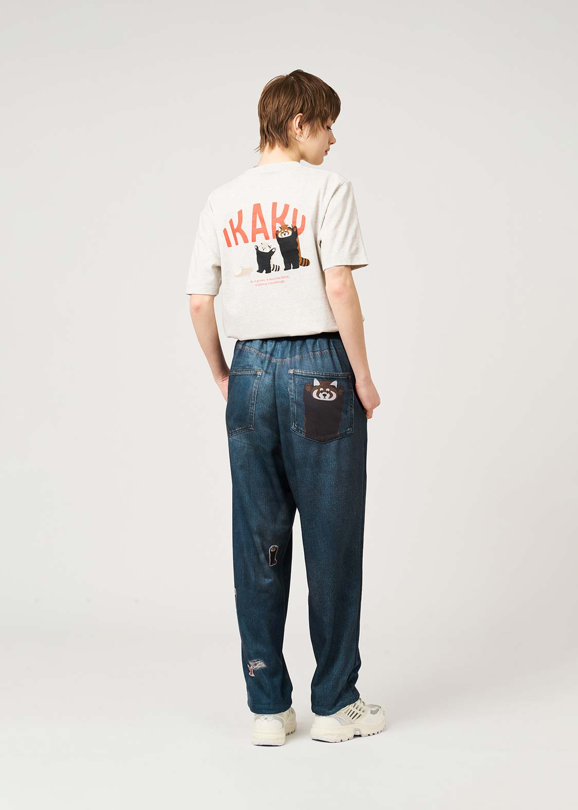 Ikaku | Faux Denim Sweatpants