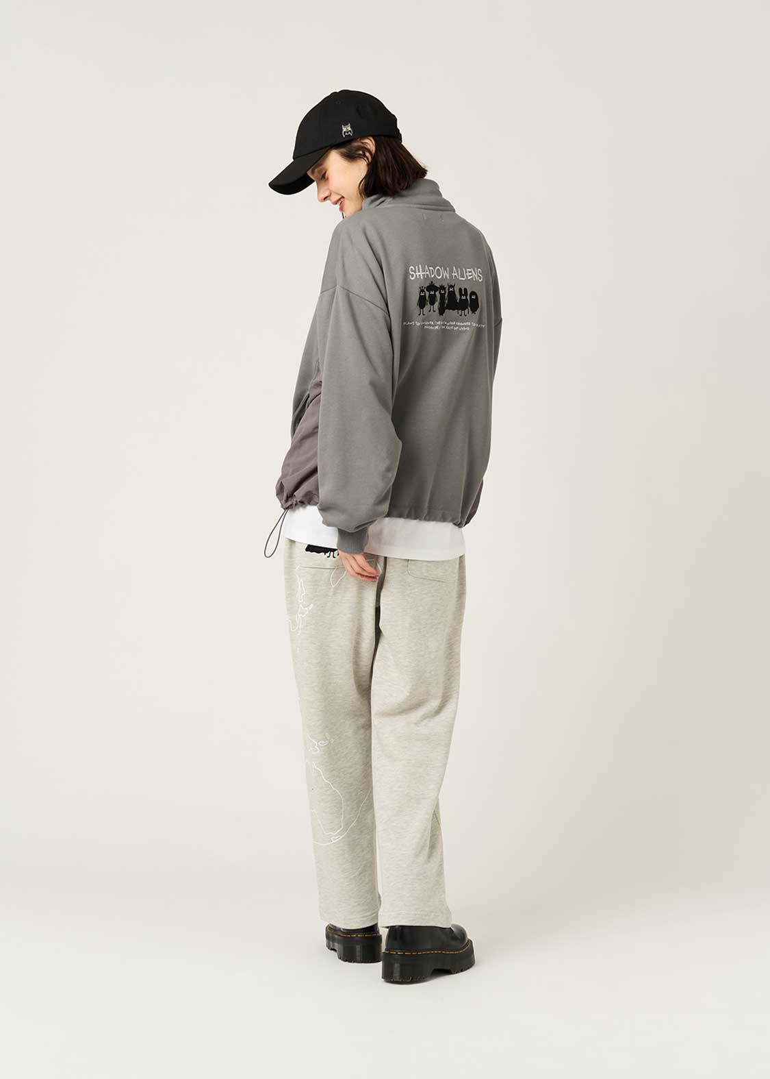 Beautiful Shadow Aliens | Fleece Stand-Up Zip Blouson