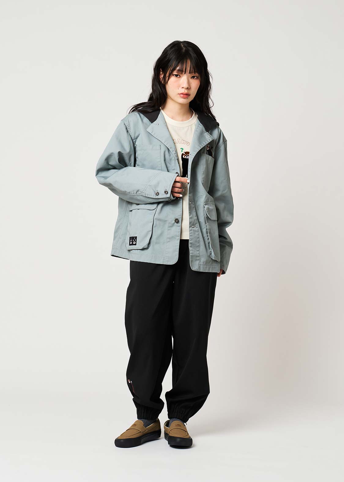 Ikaku Bikkuri Hatena | Hooded Coverall