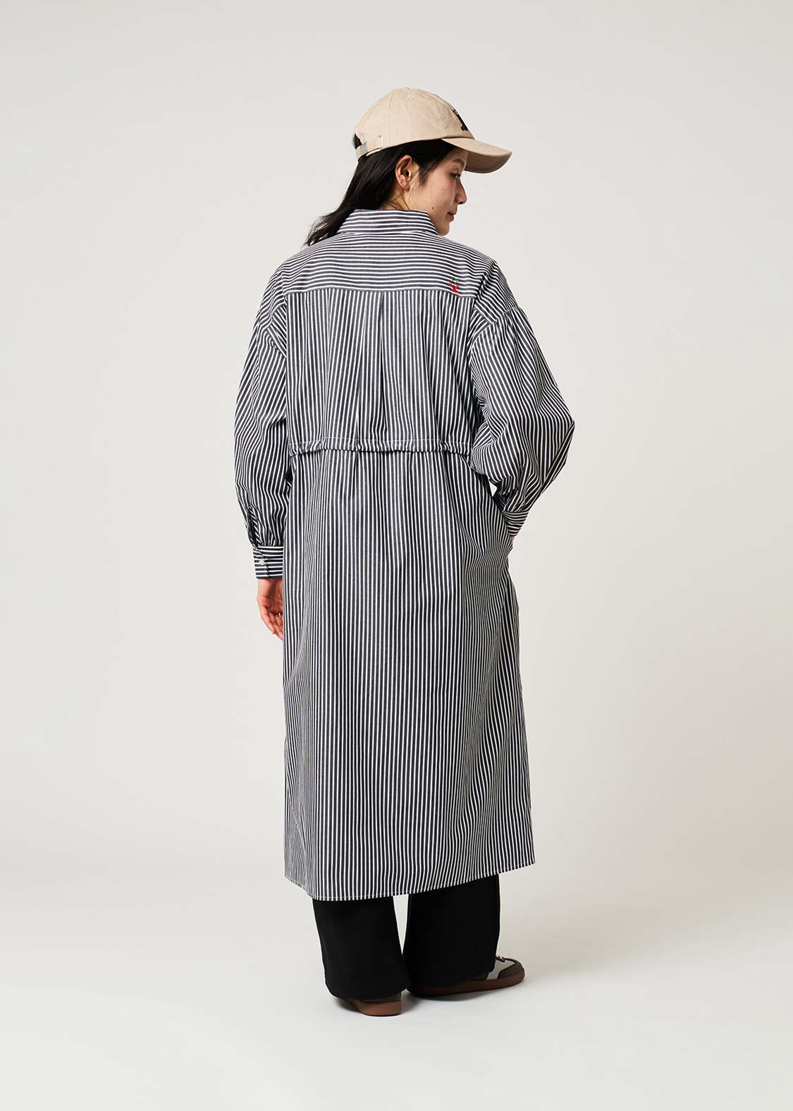 Ikaku Bikkuri Hatena | Striped Shirt Dress