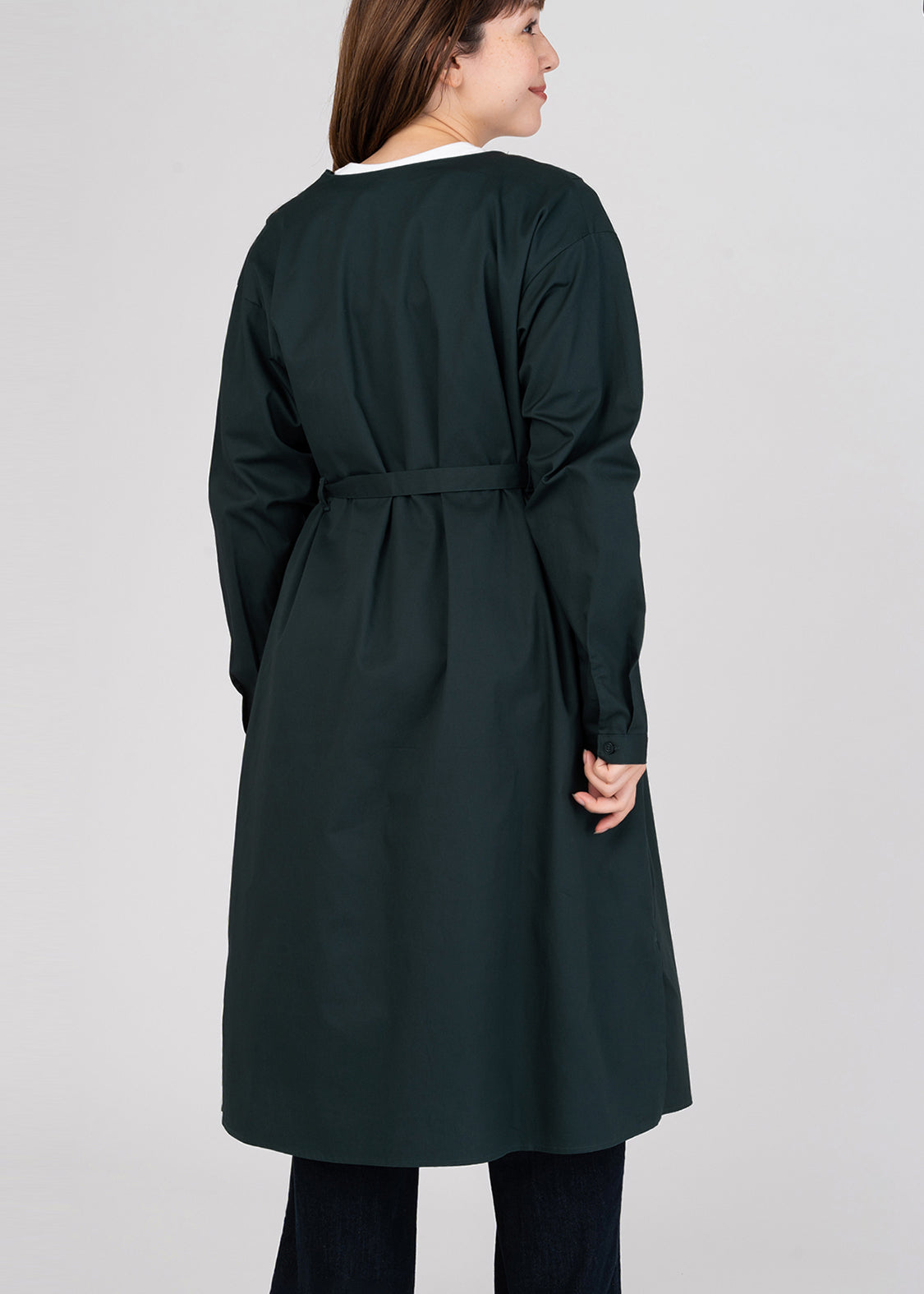 Embroidery Long Sleeve Gown (Warm Forest 2)