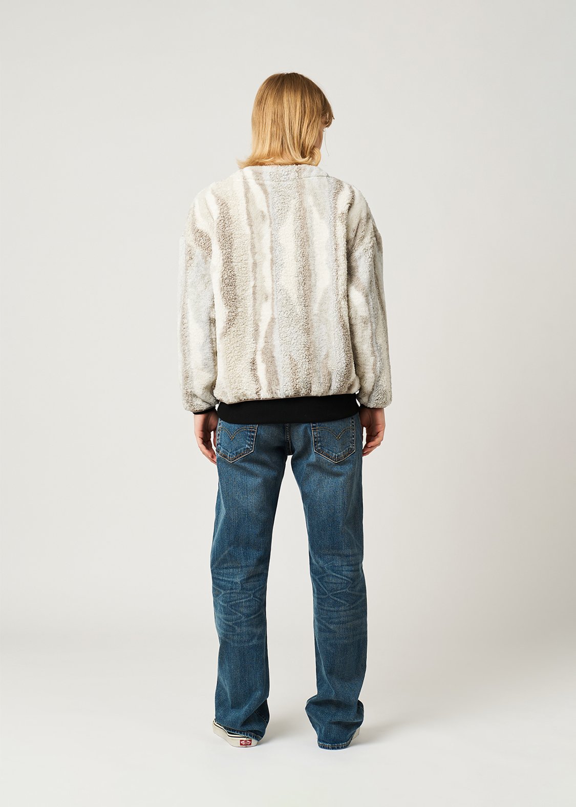 Beautiful Shadow Zoom | Mixed Boa Cardigan
