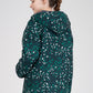 Hooded Long Sleeve Outer (Polka Dot Forest)