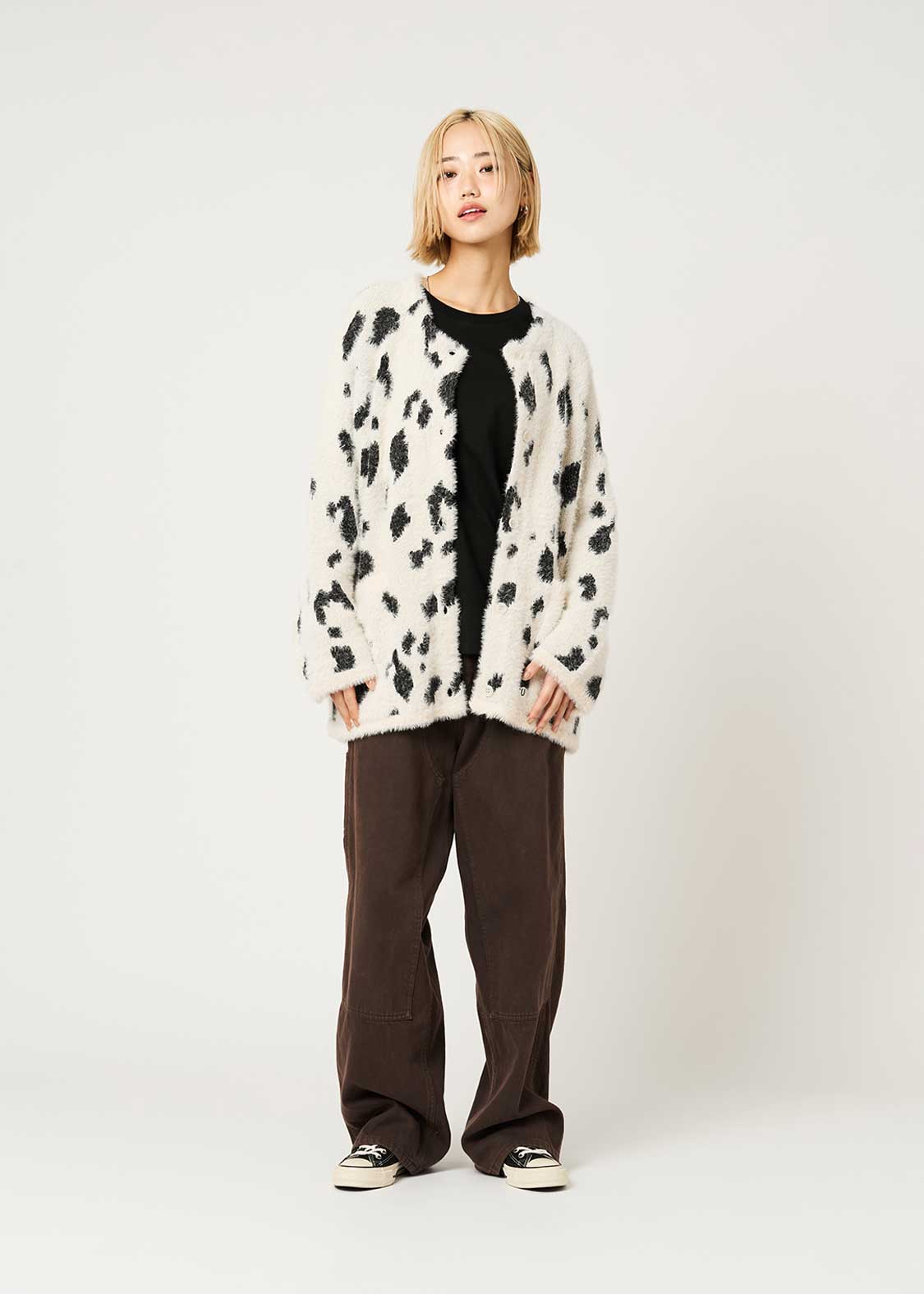 Nagasugiru Inu | Shaggy Cardigan