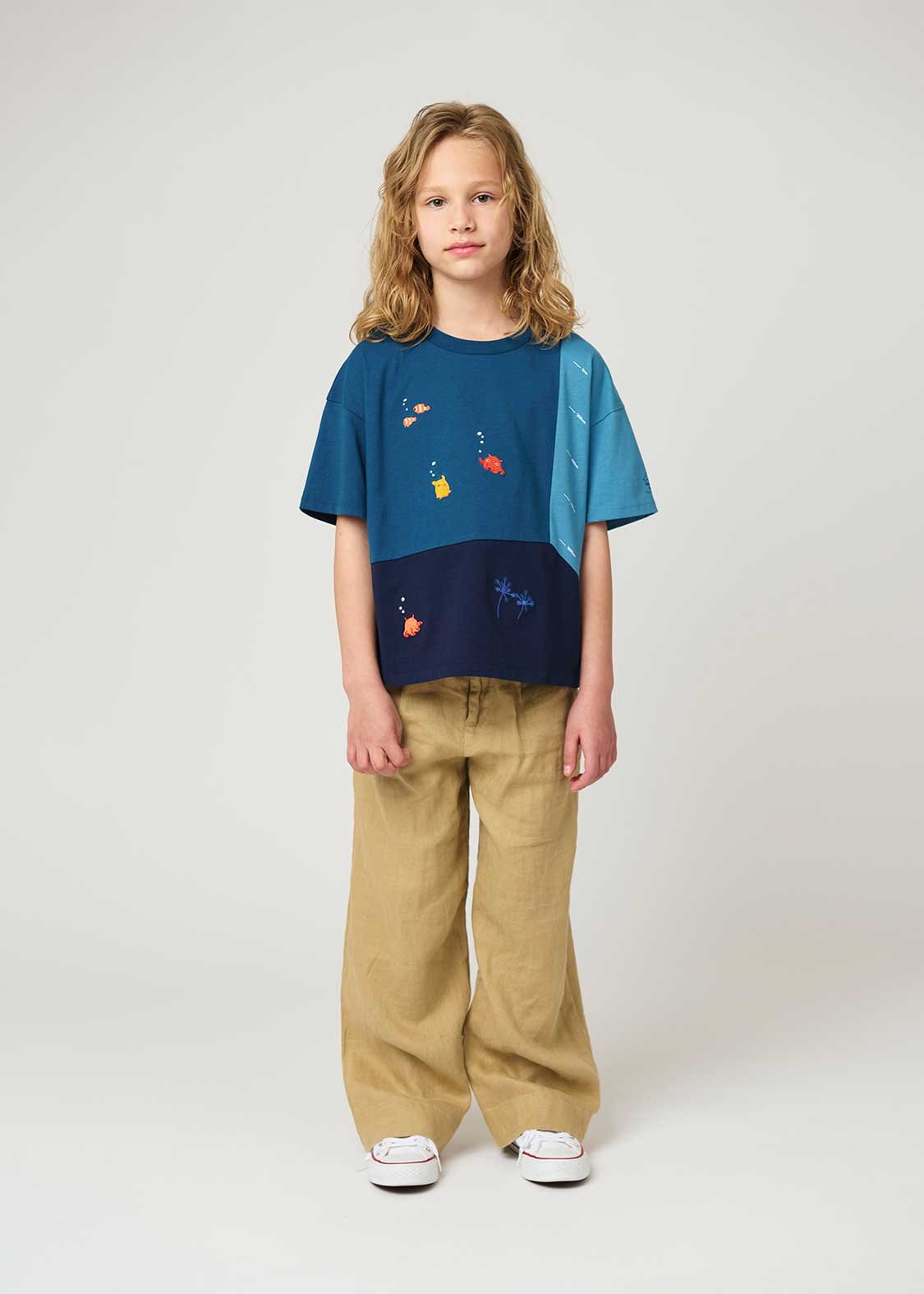 Big Silhouette Short Sleeve Tee (Mendaco and Sea Friends) - Kids