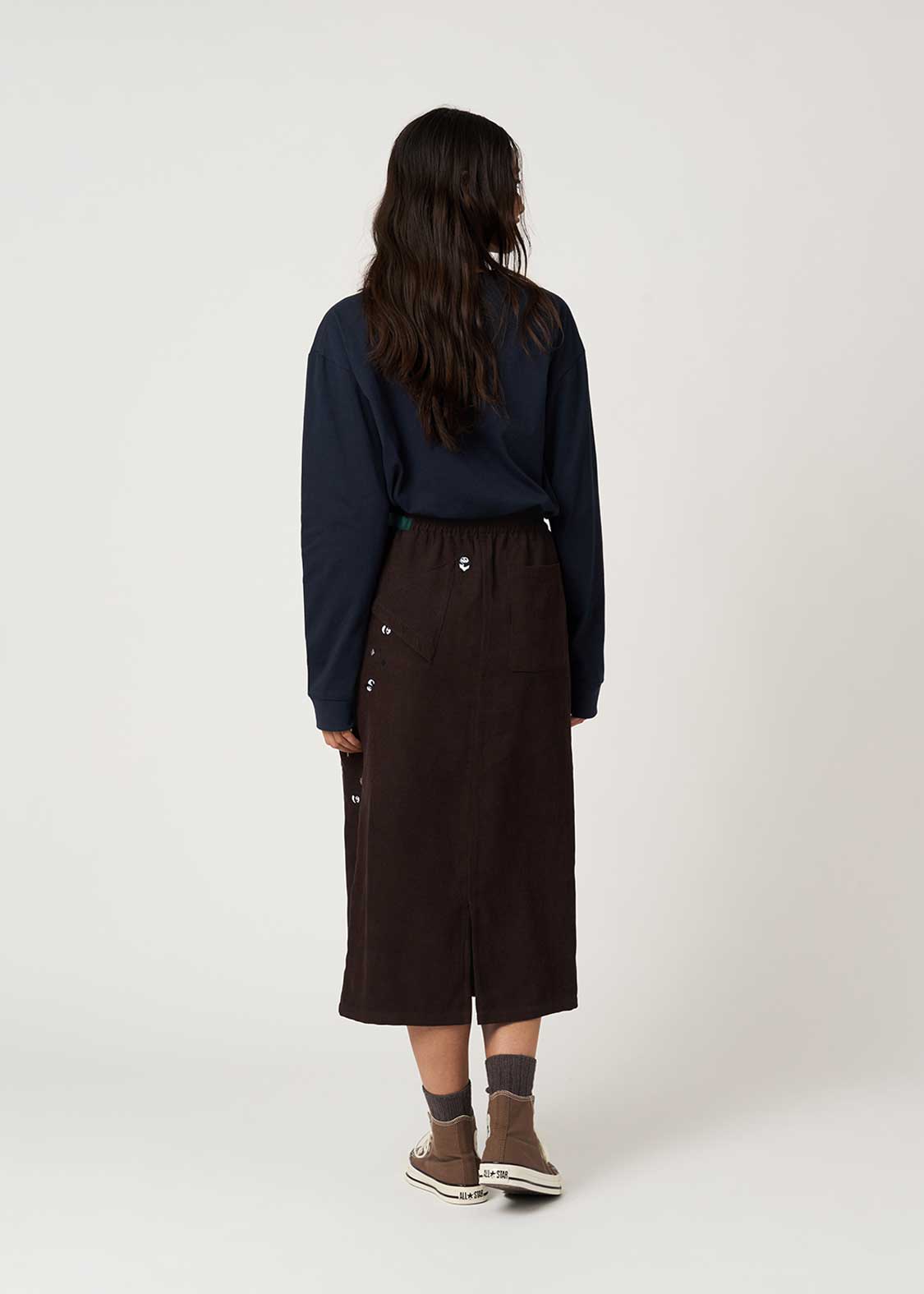 Rolling Pandas Party | Corduroy Skirt