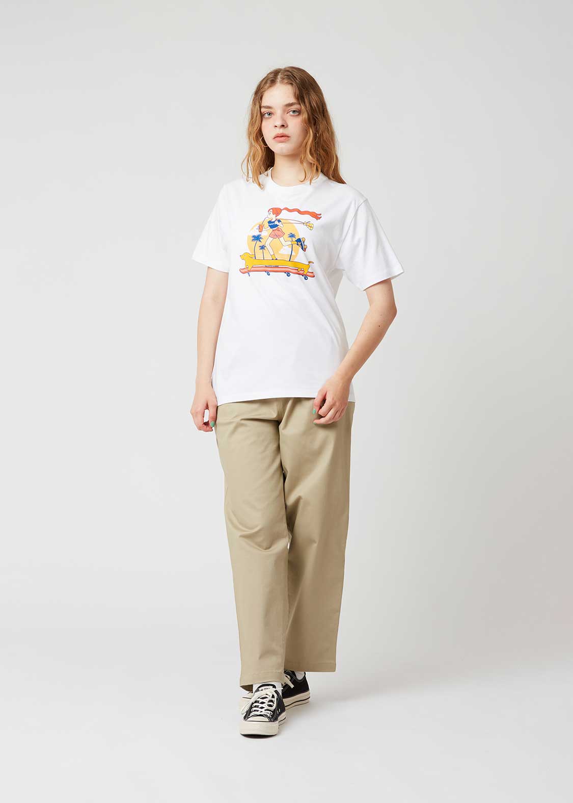 Natsumi Yoshida x Nagasugiru Inu - Skateeeeet | T-Shirt