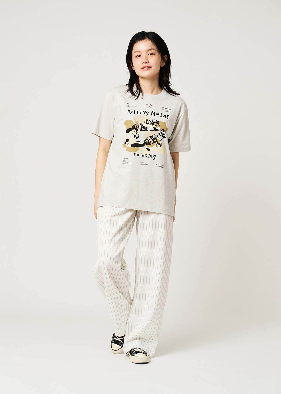 Rolling Pandas Painting | T-Shirt