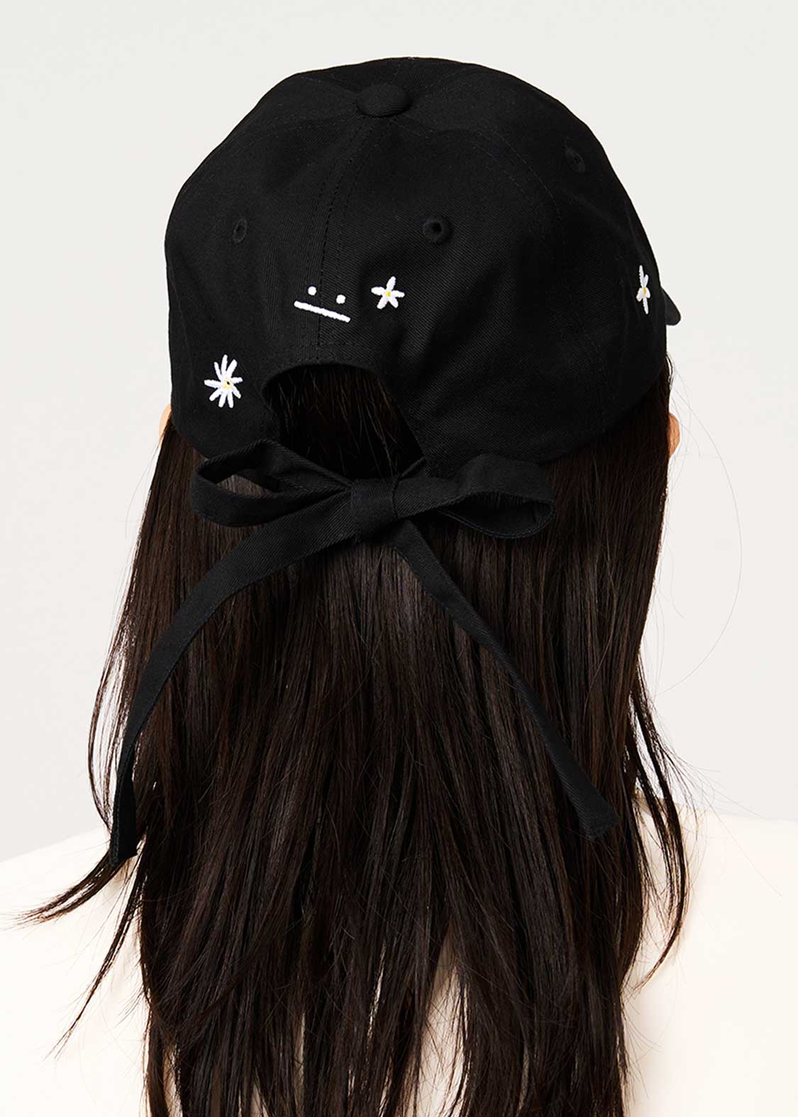 Beautiful Shadow Bloom DRK | Back Ribbon Cap