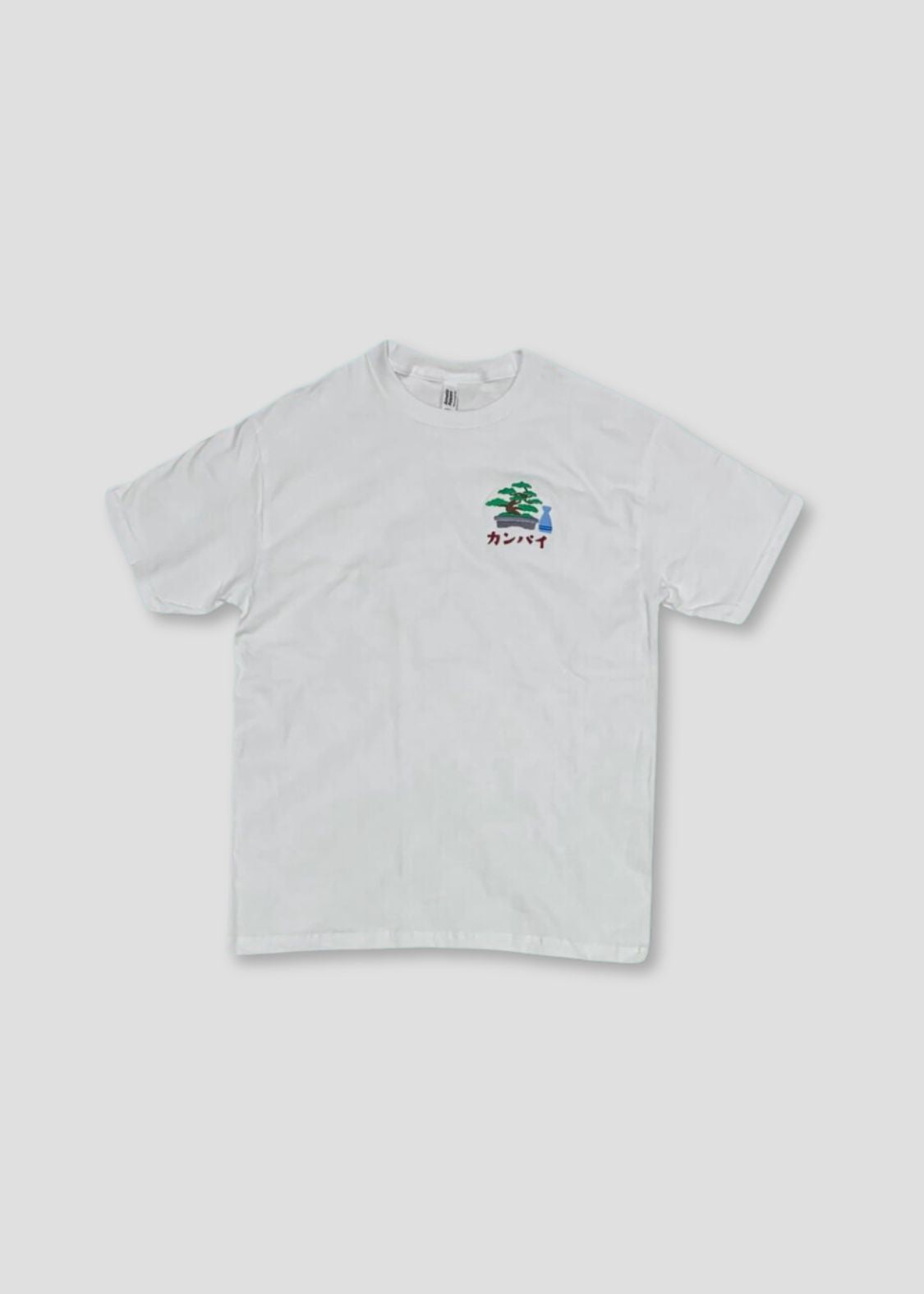 Bonsai Embroidery Tee White – Via Artists