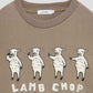 Heavyweight Long Sleeve Sweat (Lamb Chop)