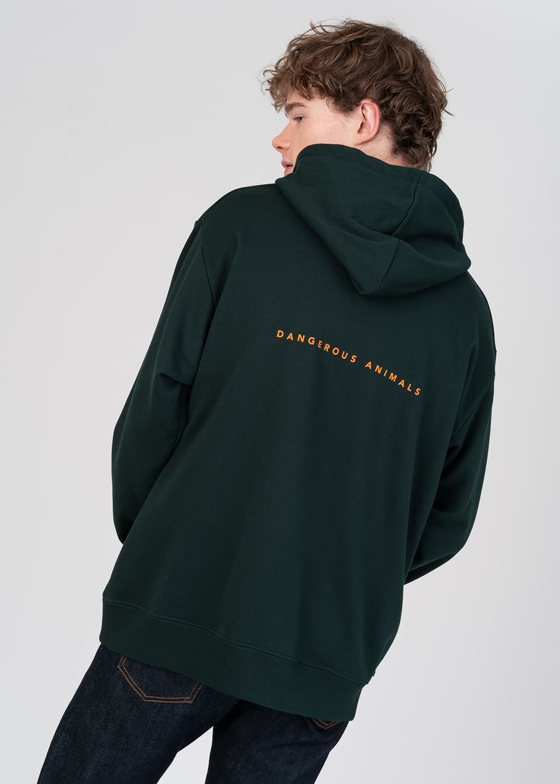 Embroidery Long Sleeve Parka (Dangerous Animals)