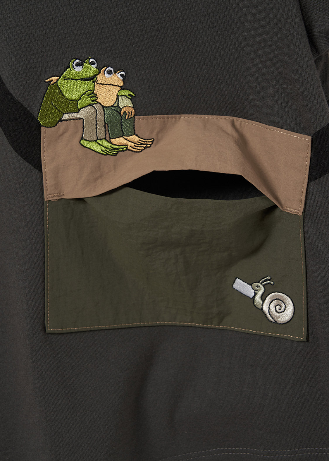 Frog and Toad Short Sleeve Tee (Frog and Toad_Letter) - Kids