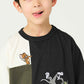 Tom and Jerry Rib Big Short Sleeve Tee (Tom and Jerry_Fall) - Kids
