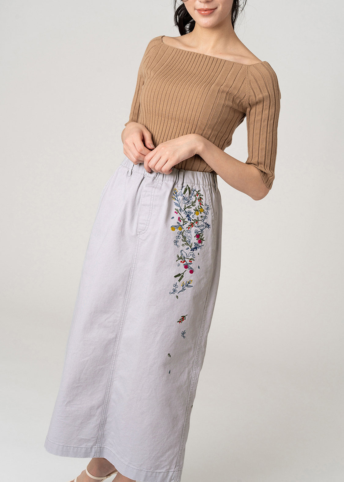 Semi-tight skirt (Warm Forest)