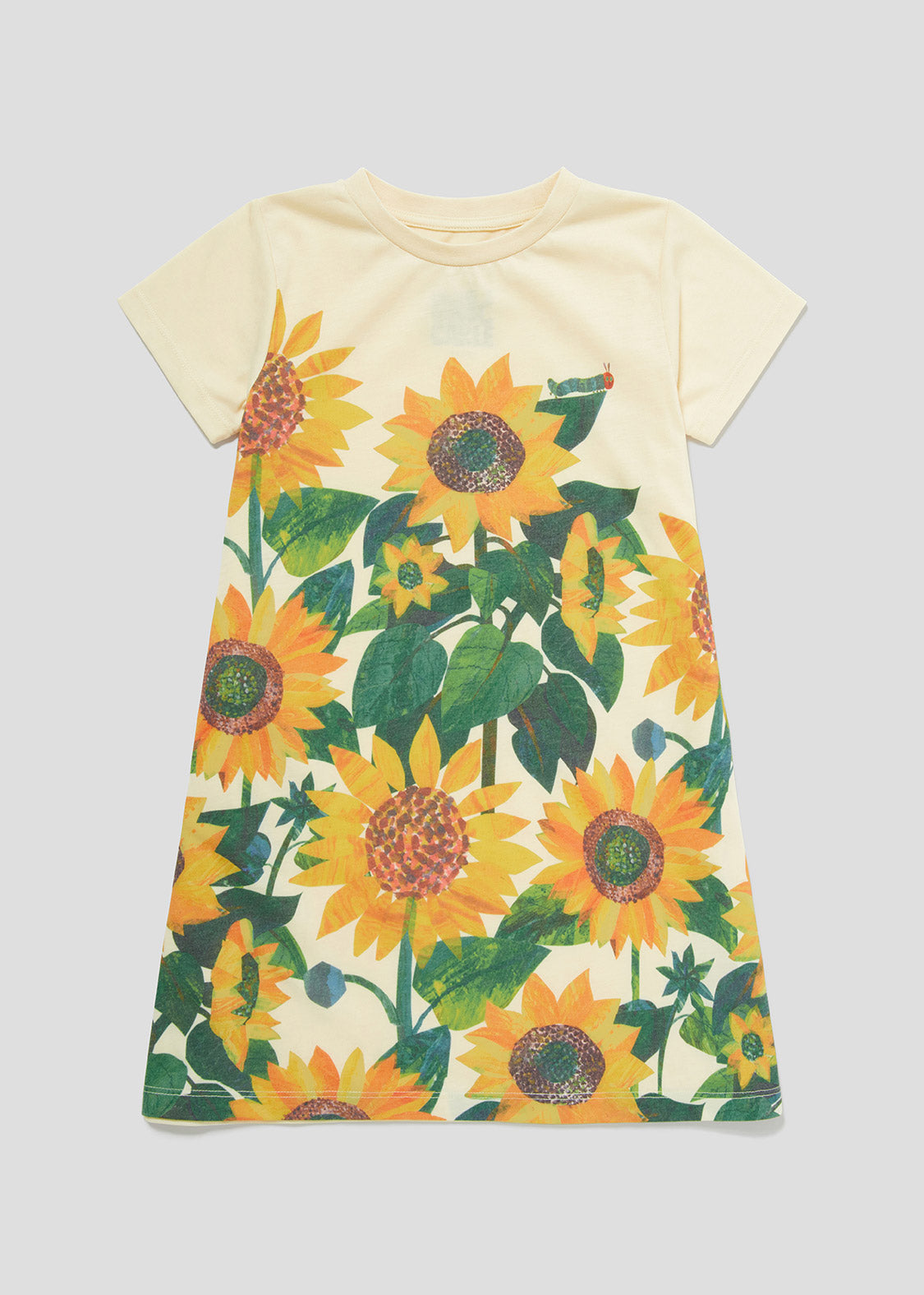 Eric Carle A Line Short Sleeve One-Piece (Eric Carle_Sunflower