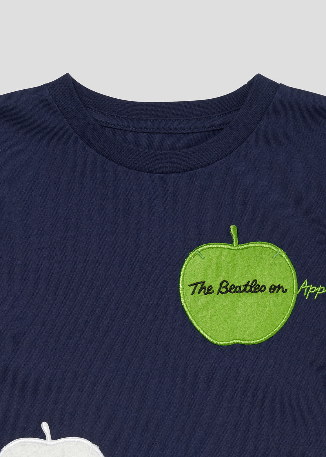 The Beatles A Line Short Sleeve One-Piece (The Beatles_Green Apple Logo Pocket) - Kids