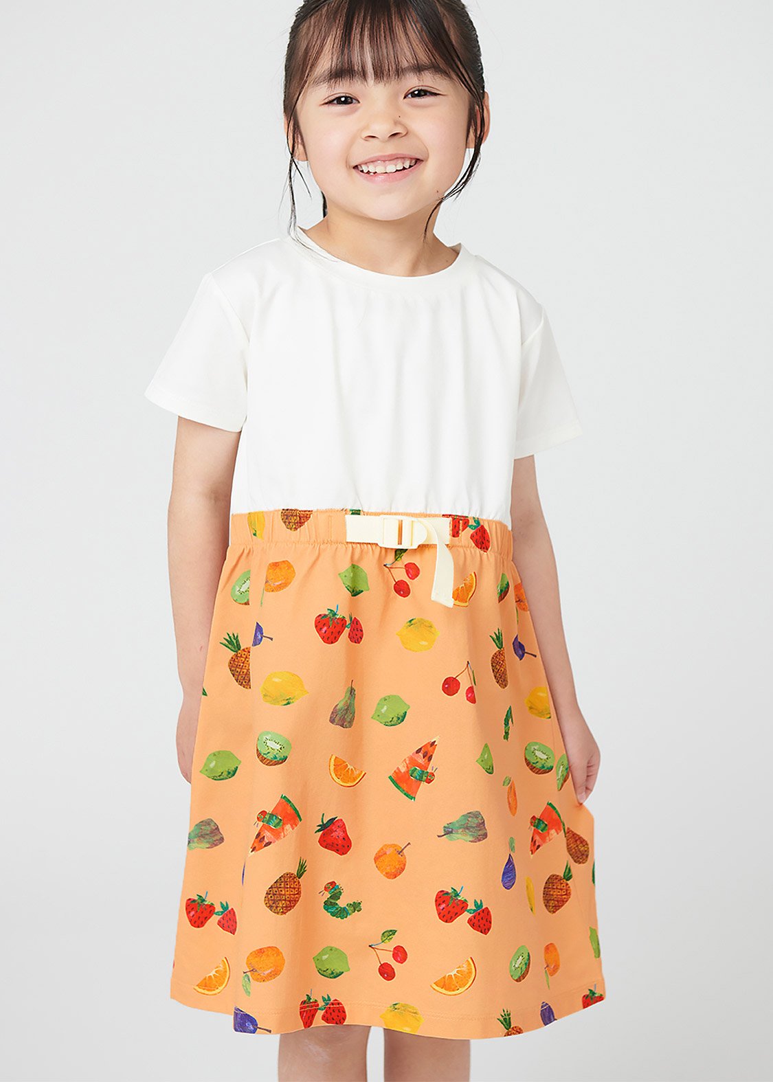 Eric Carle Quick Dry Short Sleeve One-Piece (Eric Carle_Fruit Pattern)