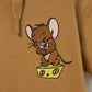 Tom & Jerry Hoodie Short Sleeve One-Piece (Tom and Jerry_Laughing Jerry)