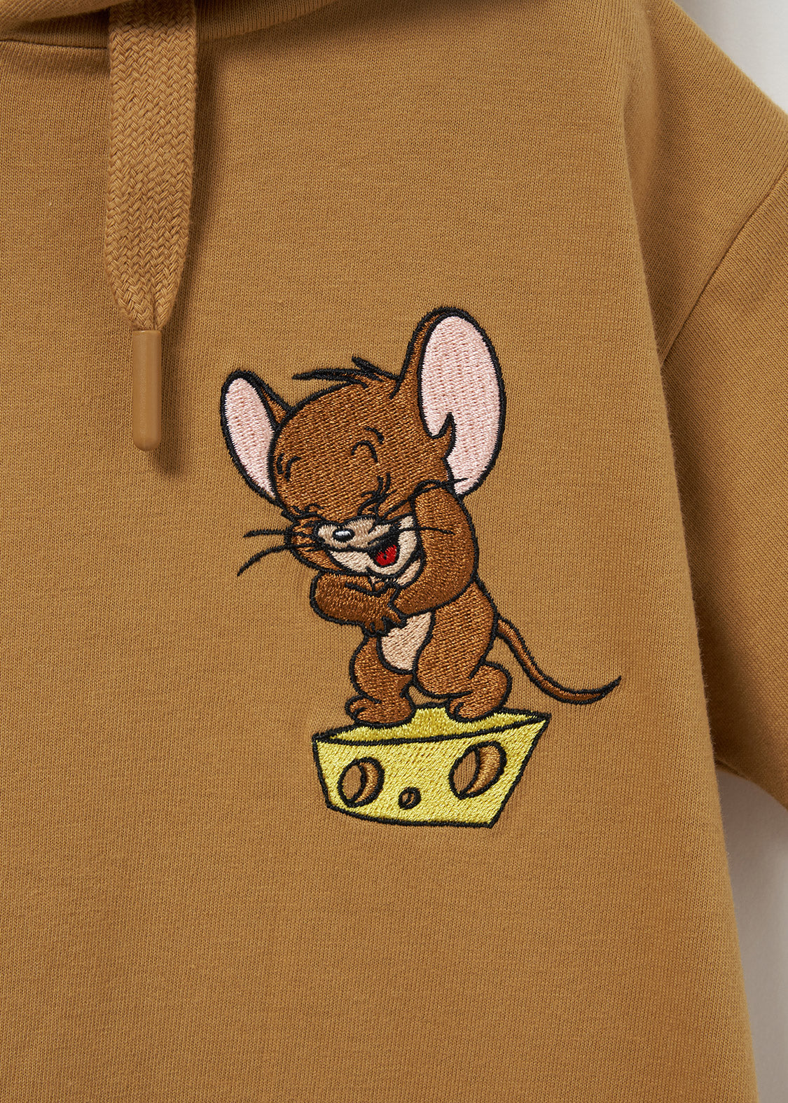Tom & Jerry Hoodie Short Sleeve One-Piece (Tom and Jerry_Laughing Jerry)