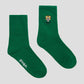 Middle Socks (Awesome Tiger Green)
