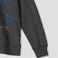 Shonen Wolf Line Art | Fleece Sweatshirt