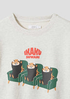Ikaku Suwari | Fleece Sweatshirt