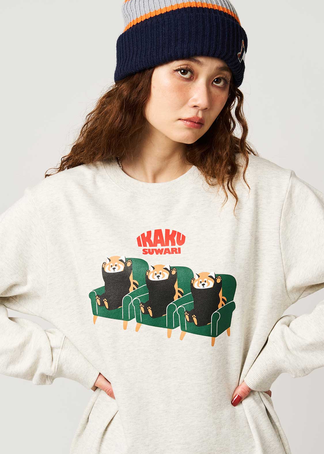Ikaku Suwari | Fleece Sweatshirt