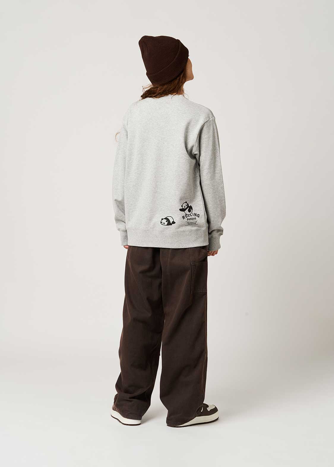 Rolling Pandas A | Fleece Sweatshirt