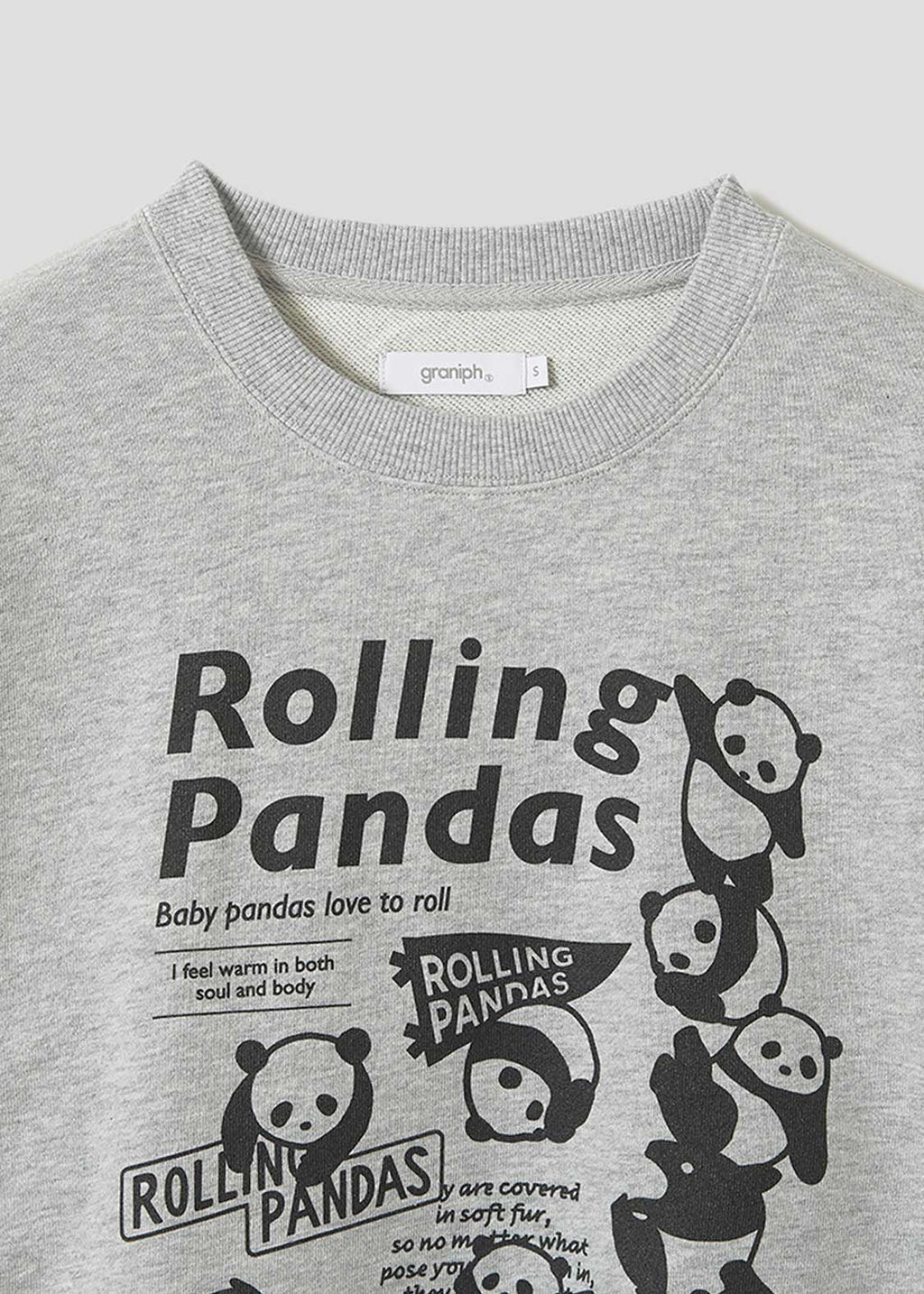 Rolling Pandas A | Fleece Sweatshirt
