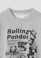 Rolling Pandas A | Fleece Sweatshirt