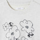 Rolling Pandas Flower Sketch | Fleece Sweatshirt